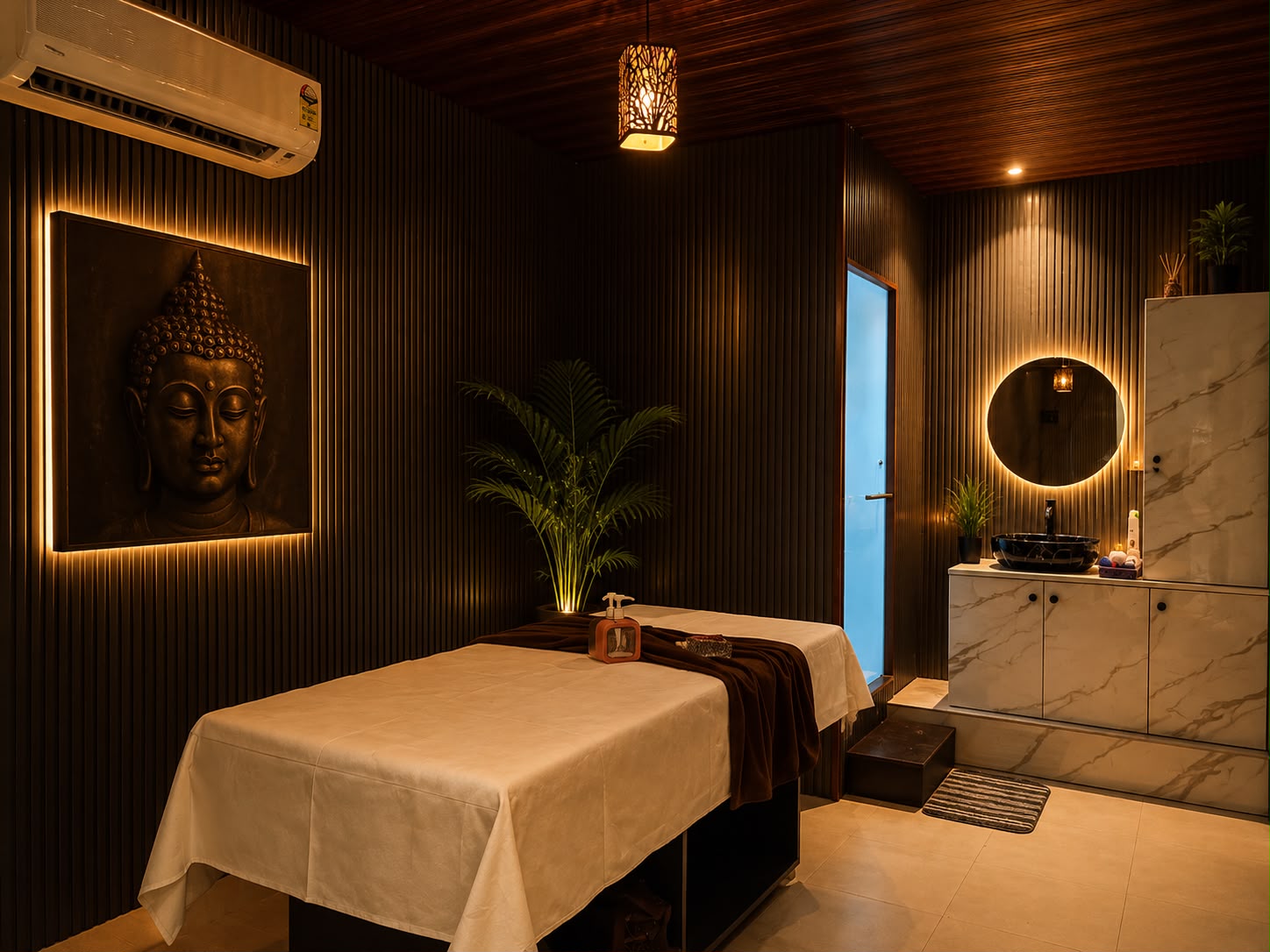 Aveluna Wellness Spa Nallagandla interior and therapy setting