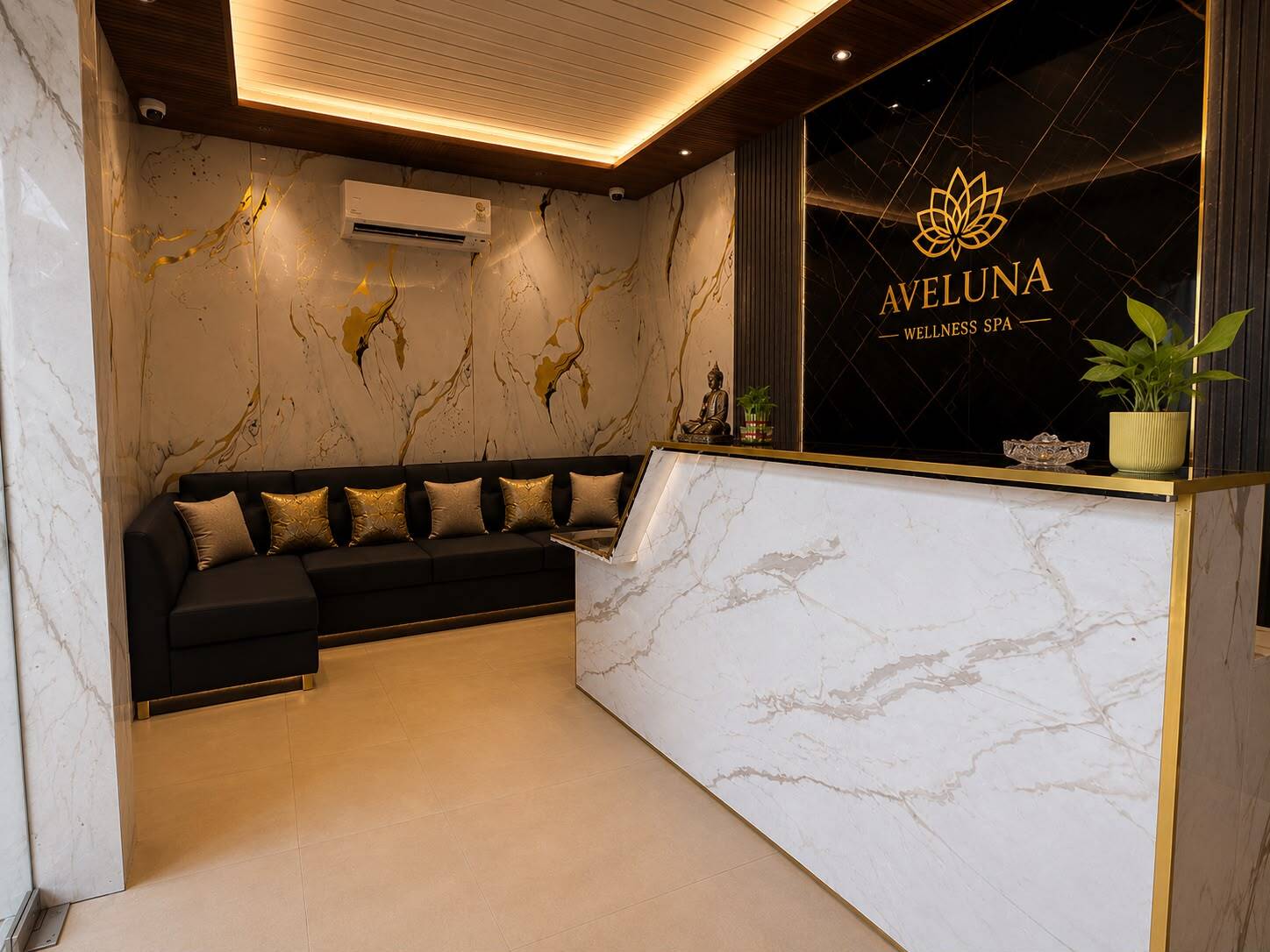 Aveluna Wellness Spa Nallagandla interior and therapy setting